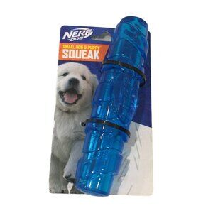 Nerf Dog Small Dog & Puppy 6 1/2" Blue Squeak Throw Dog Toy